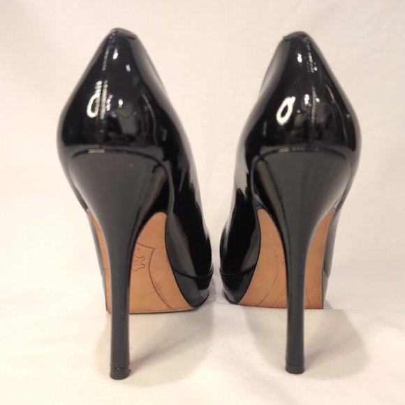 Joan & David Flipp Patent Leather Platform Pumps - Picture 7 of 8